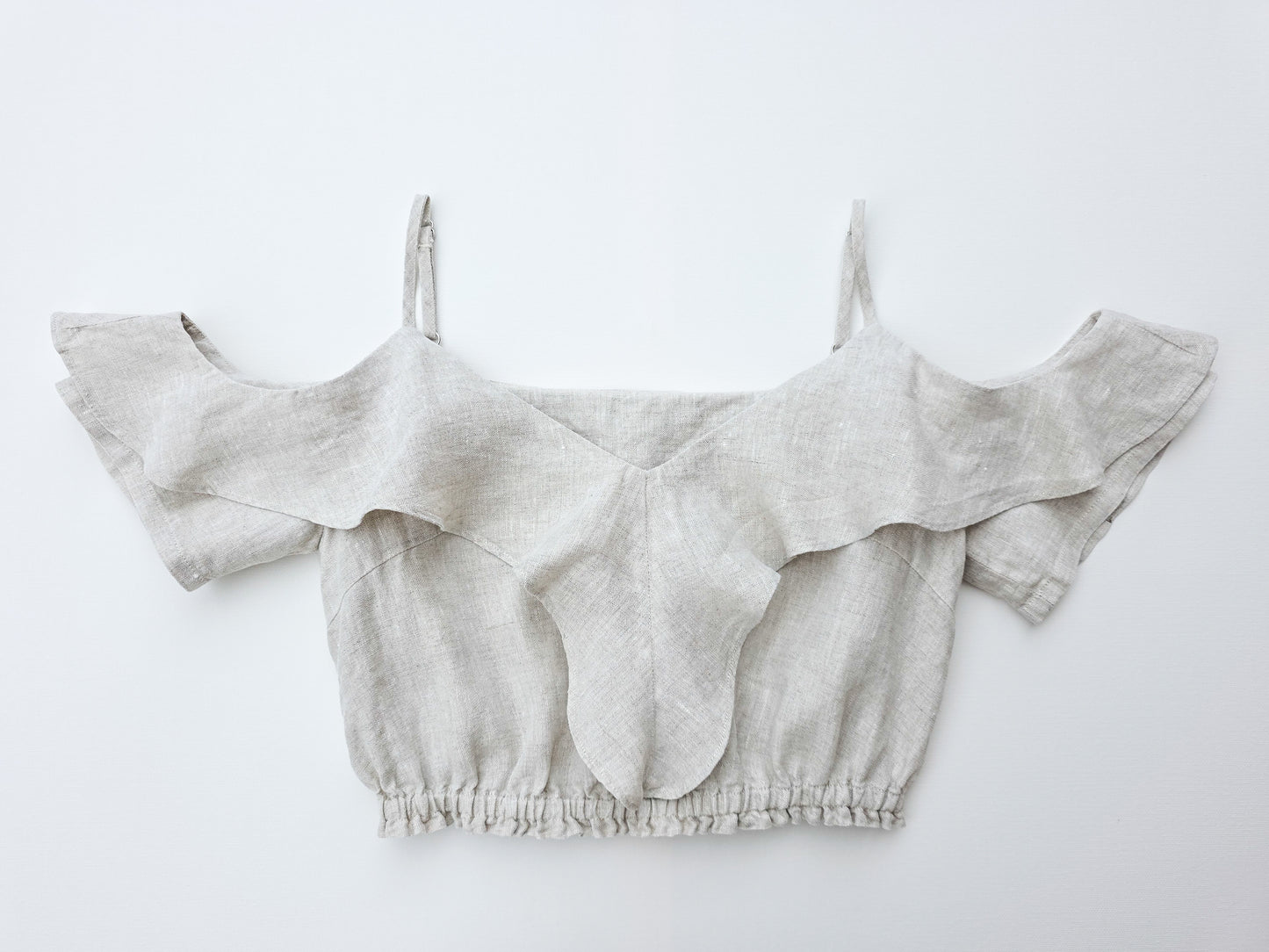 Flax Ruffle top