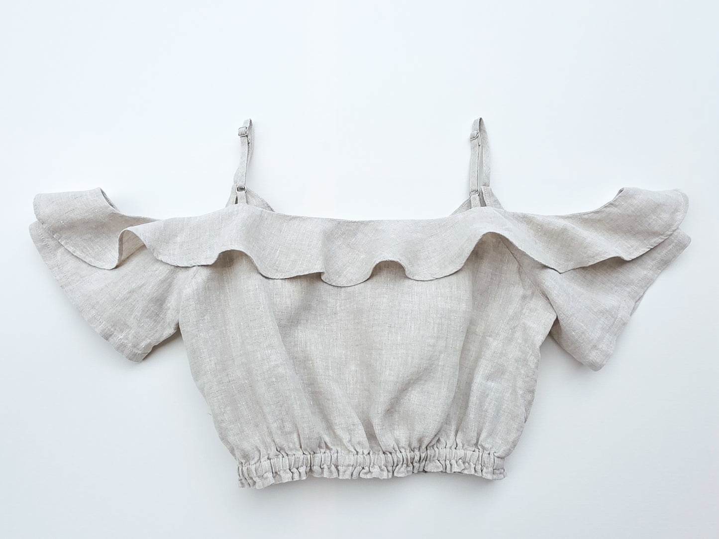 Flax Ruffle top