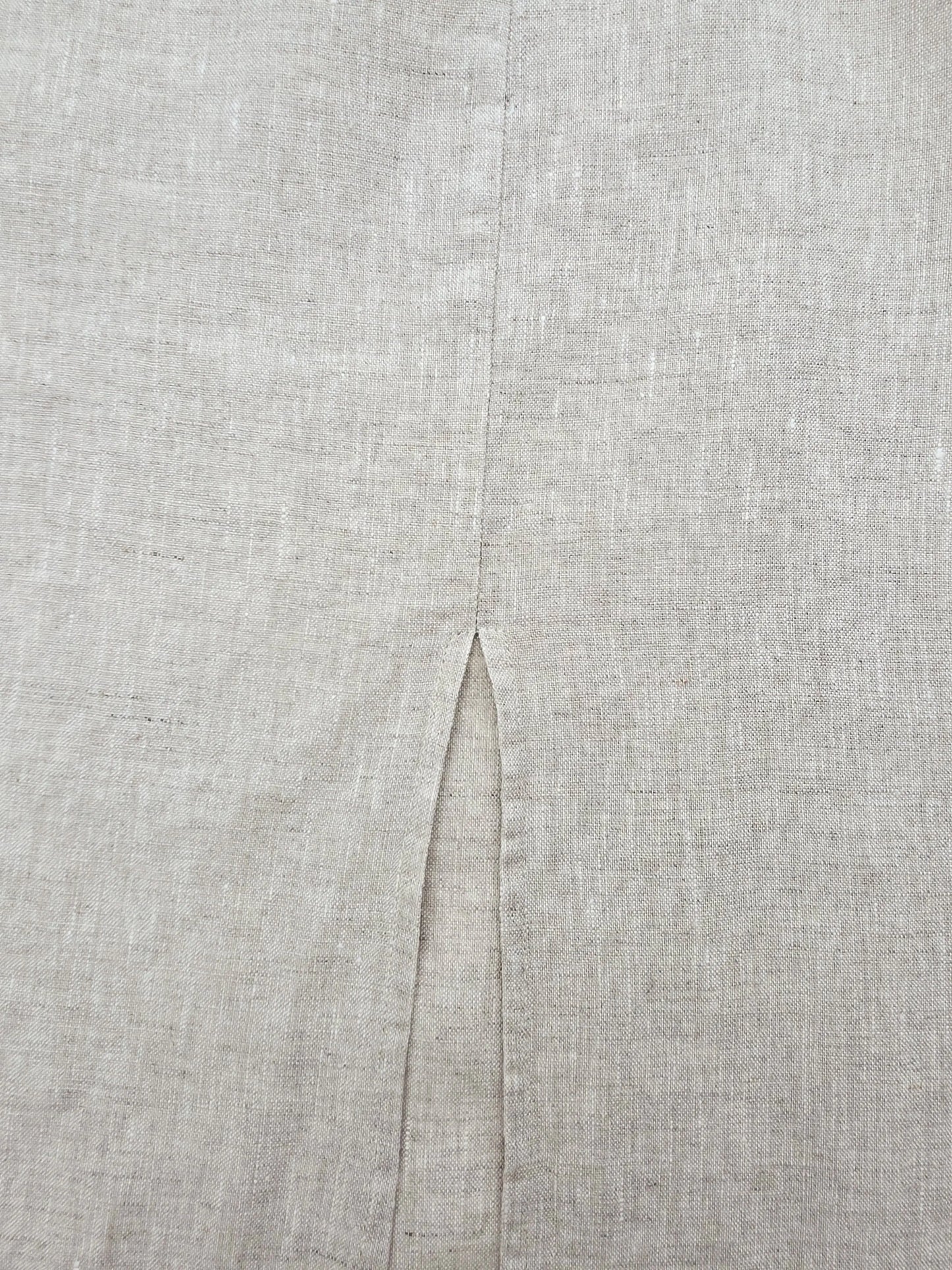 High Waisted Slit Skirt - 100% Linen (Flax) ALKU clothing